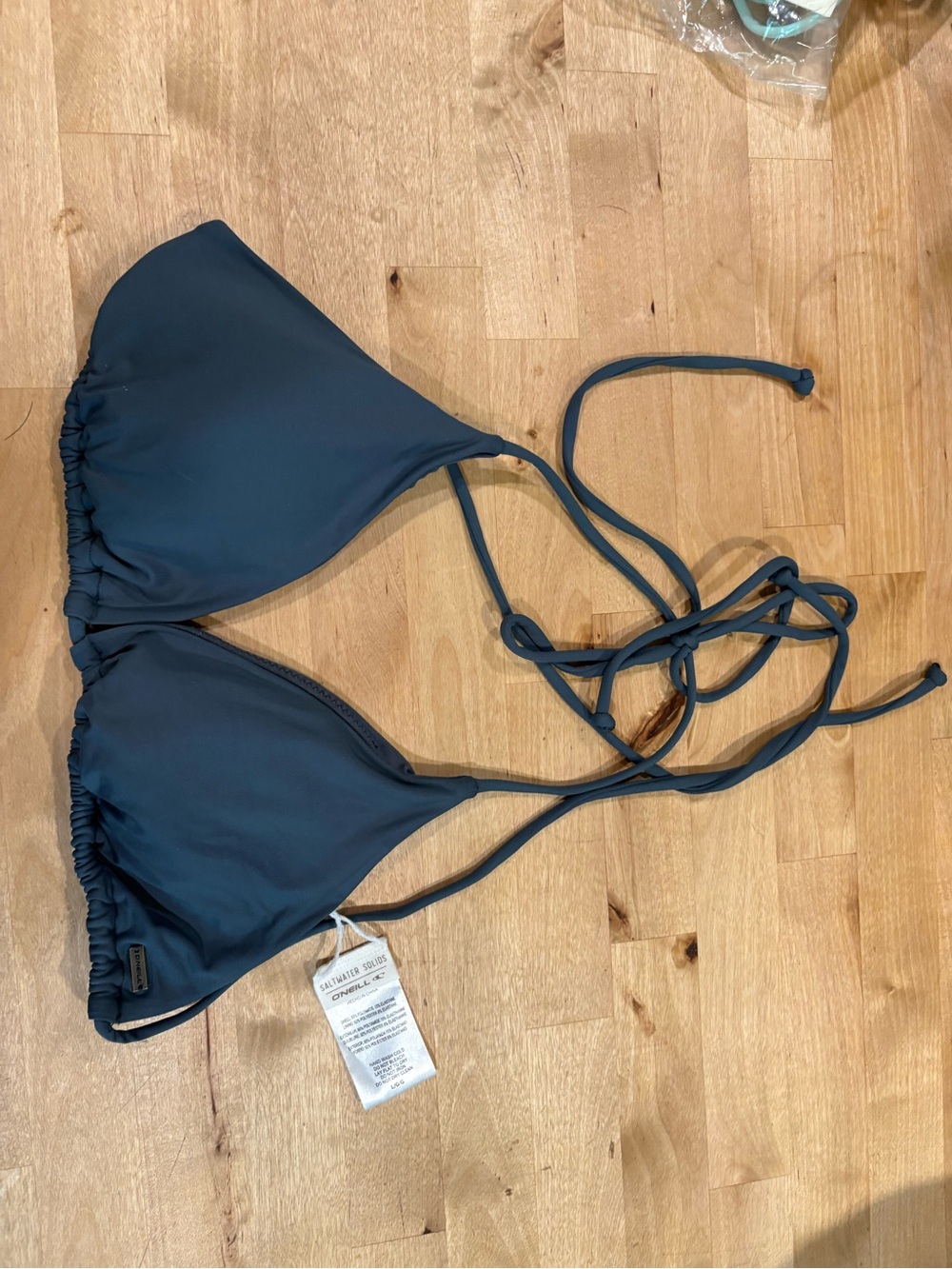 O’Neill Classic Triangle Bikini Top in Slate Blue
